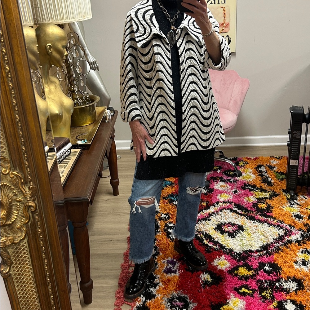Black and white jacket /Cardigan